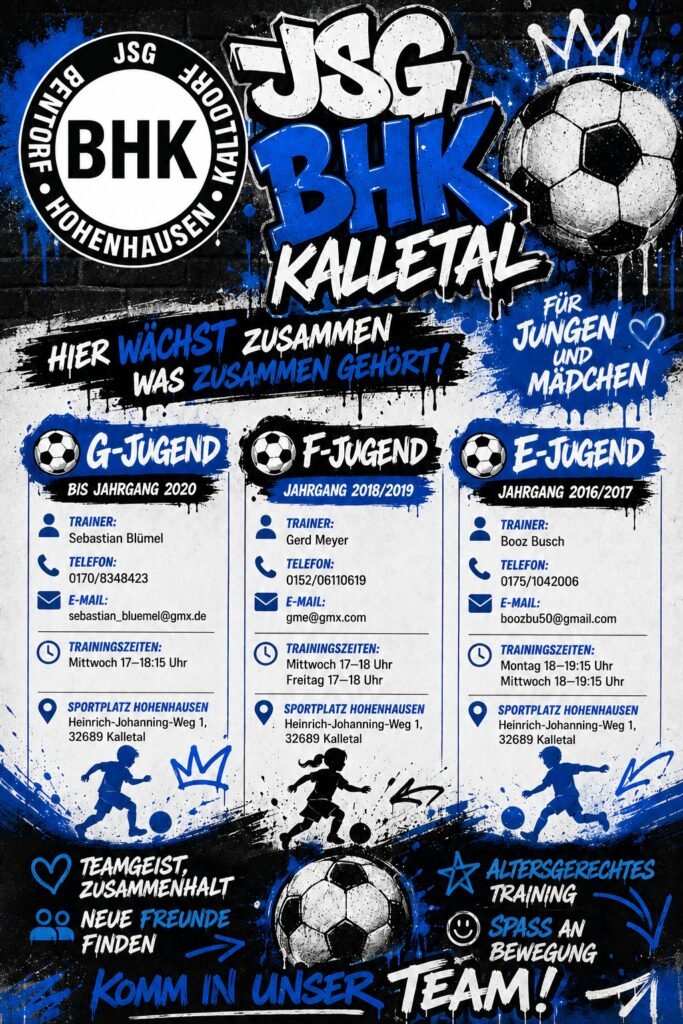 Spieler für G-, F- & E-Jugend gesucht